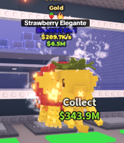 Strawberry Elegante Gold 289.7 KUADRILHÕES