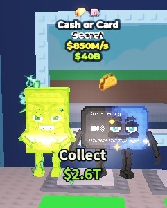 Cash or Card 850M