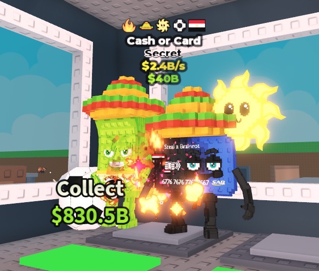 Cash 2.4B/s
