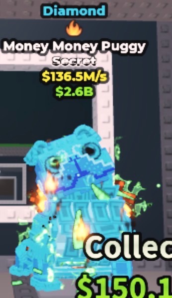 Money Money Pug Diamante 136.5M/s