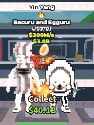 Bacuru and Egguru Yin Yang 300M/s
